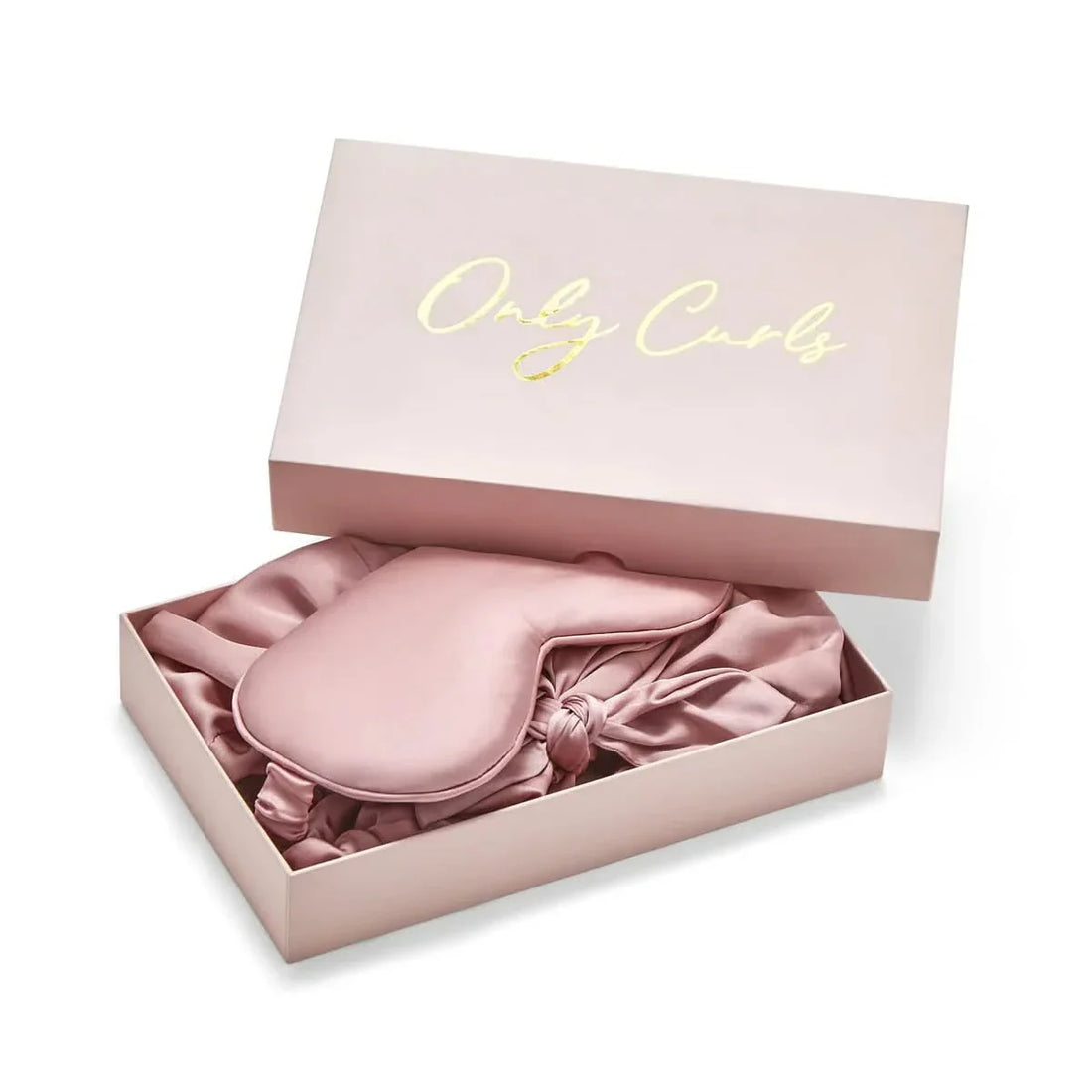 Only Curls Satina Lined Hair Turban &amp; Sleep Mask Set-Hair Care Kit-Beauty and hair supply