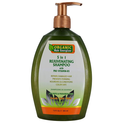 Organic Hair Energizer 5-in-1 Rejuvenating Shampoo 13oz-All-Beauty and hair supply