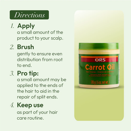 Ors Carrot Oil Hair Dress 170g-All-Beauty and hair supply