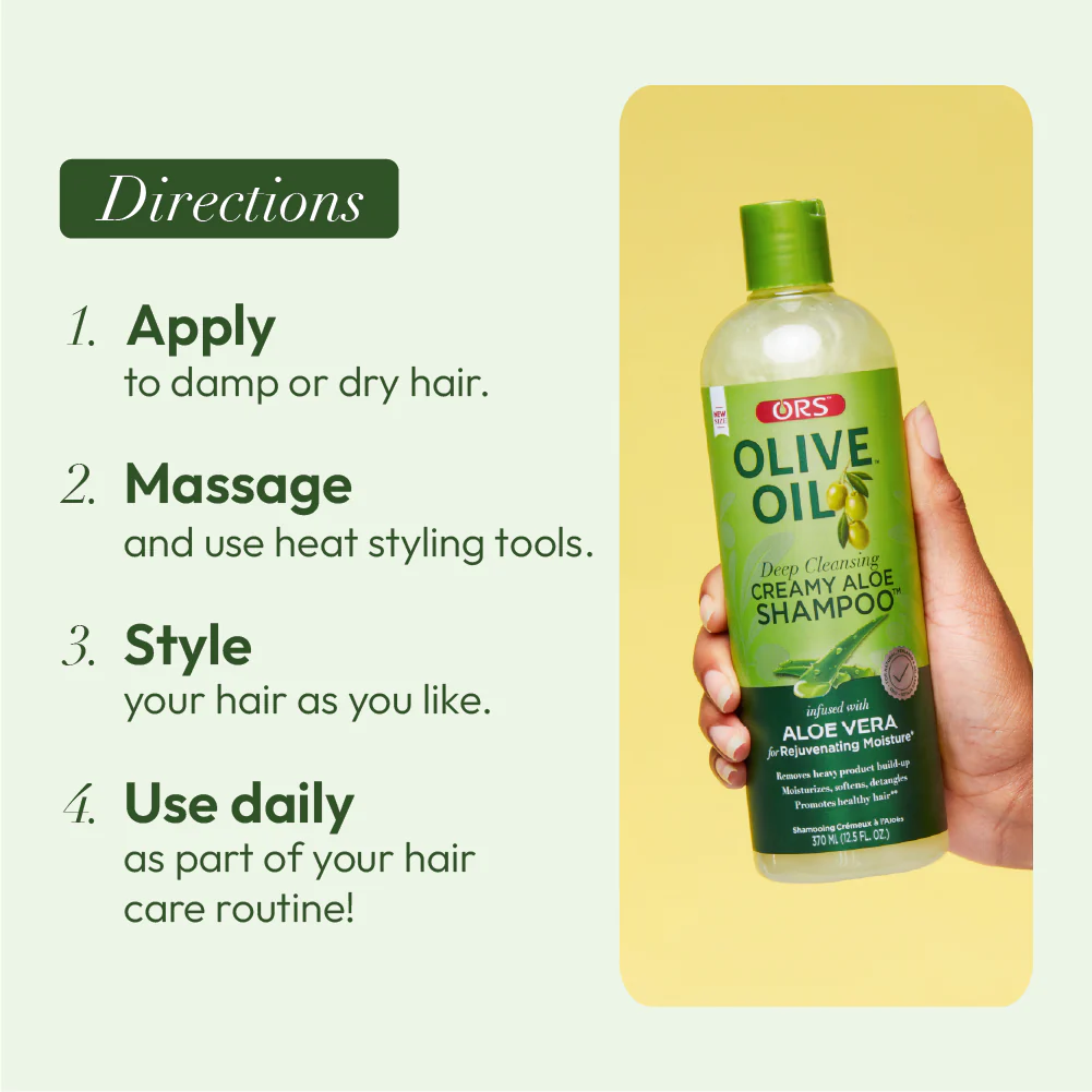 Ors Creamy Aloe Shampoo 370ml-All-Beauty and hair supply