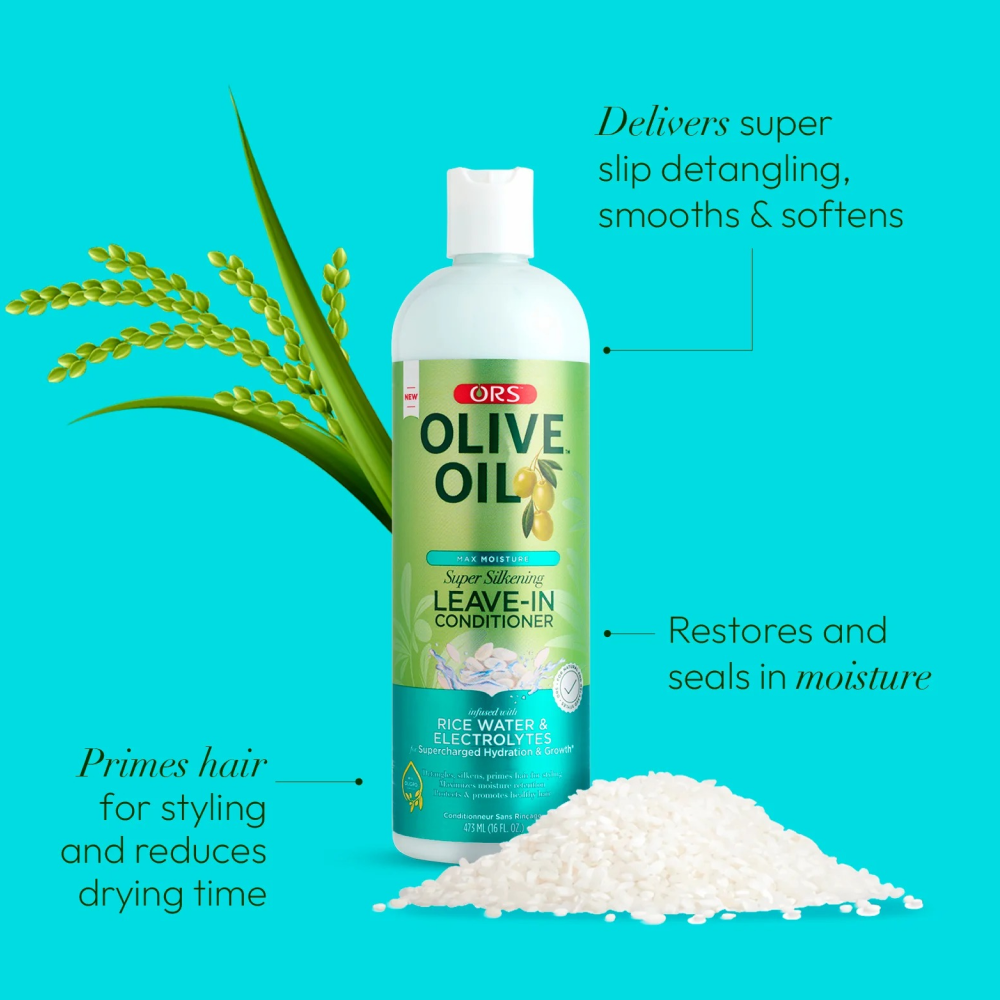 Ors Max Moisutre Rice Water Leave-in Conditioner 473ml-All-Beauty and hair supply