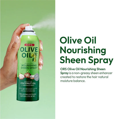 Ors Olive Oil Sheen Spray Coconut 10oz-All-Beauty and hair supply