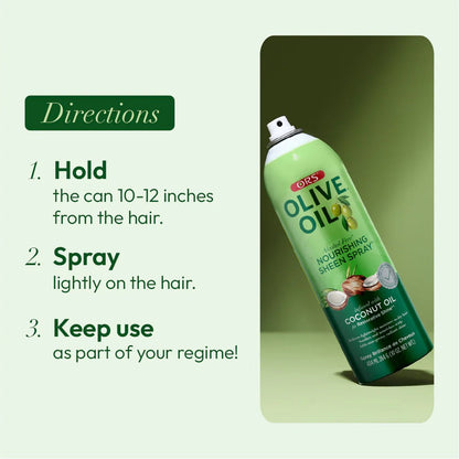 Ors Olive Oil Sheen Spray Coconut 10oz-All-Beauty and hair supply