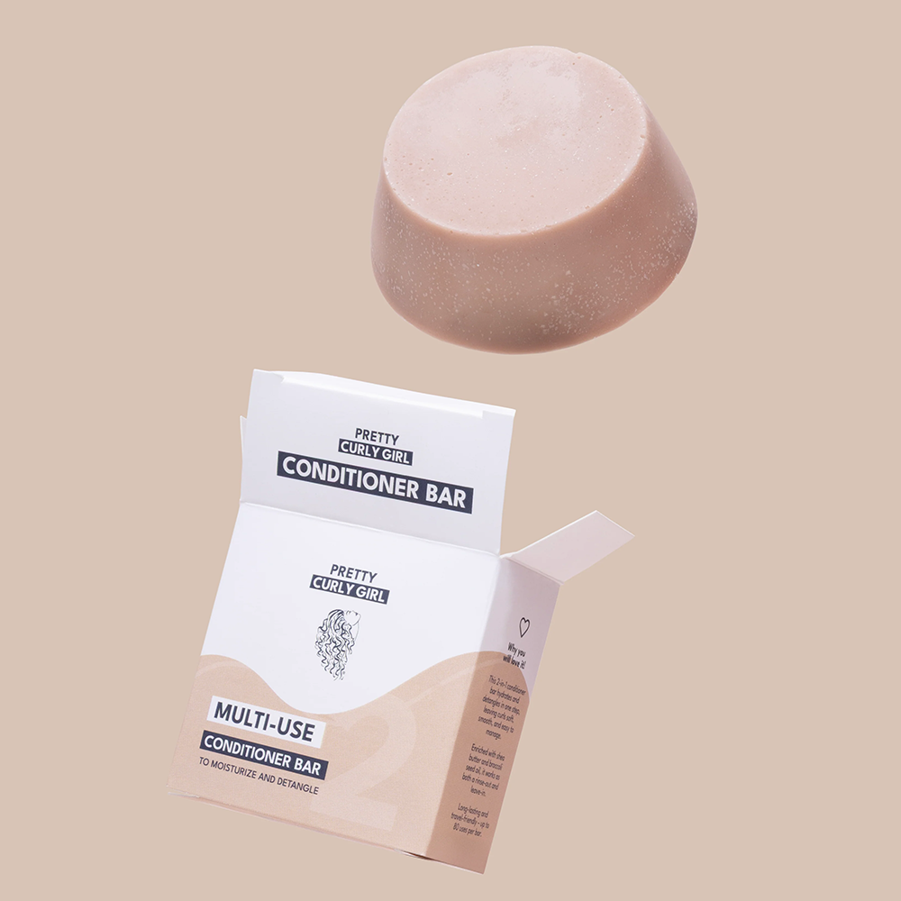 Pretty Curly Girl Conditioner Bar 60g-Moisturizing Conditioner-Beauty and hair supply