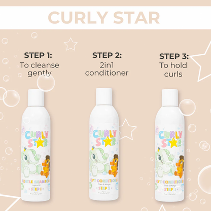 Pretty Curly Girl Curly Star - Gentle Shampoo 250ml-Gentle Shampoo-Beauty and hair supply