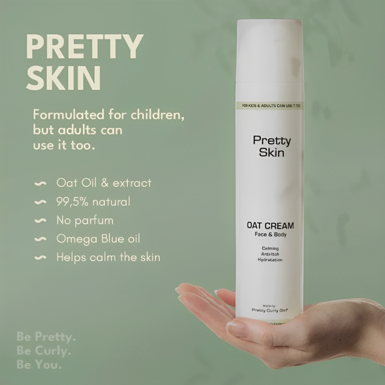Pretty Curly Girl Oat Face and Body Moisturizing Cream 100ml-All-Beauty and hair supply