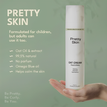 Pretty Curly Girl Oat Face and Body Moisturizing Cream 100ml-All-Beauty and hair supply