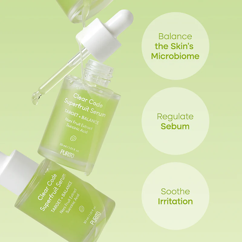 Purito Clear Code Superfruit Serum 30ml-Exfoliator-Beauty and hair supply