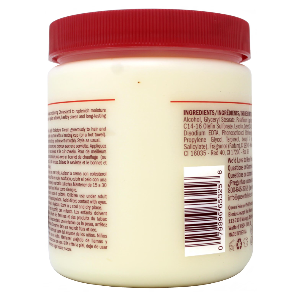Queen Helene Cholesterol Hair Conditioning Cream 15oz-All-Beauty and hair supply