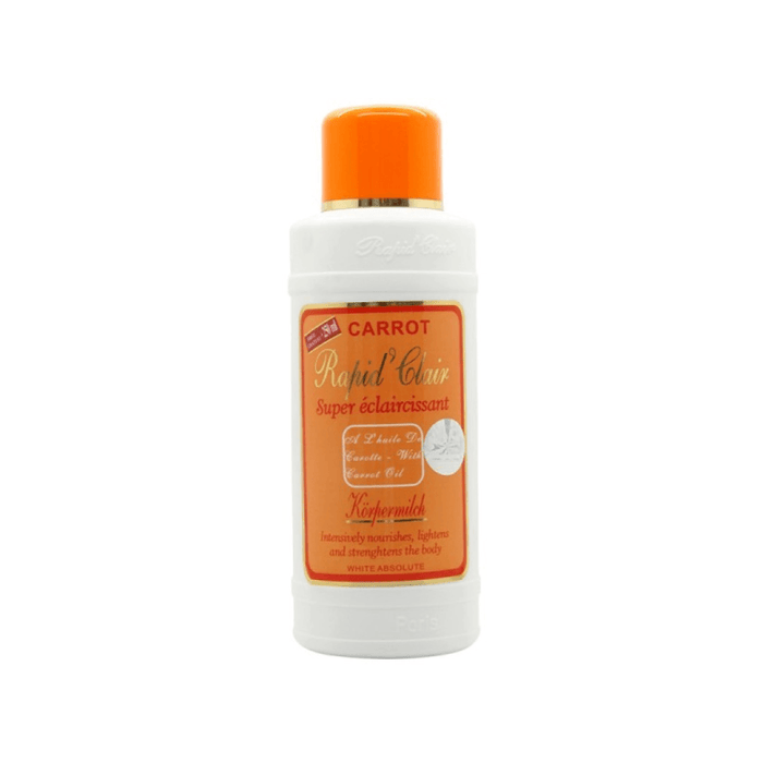 Rapid Clair Super Eclaircissant Carrot Oil Body Lotion 750ml - Beauty and Hair Supply
