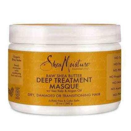 Raw Shea Butter Deep Treatment Mascarilla Shea Moisture - Beauty And Hair Supply