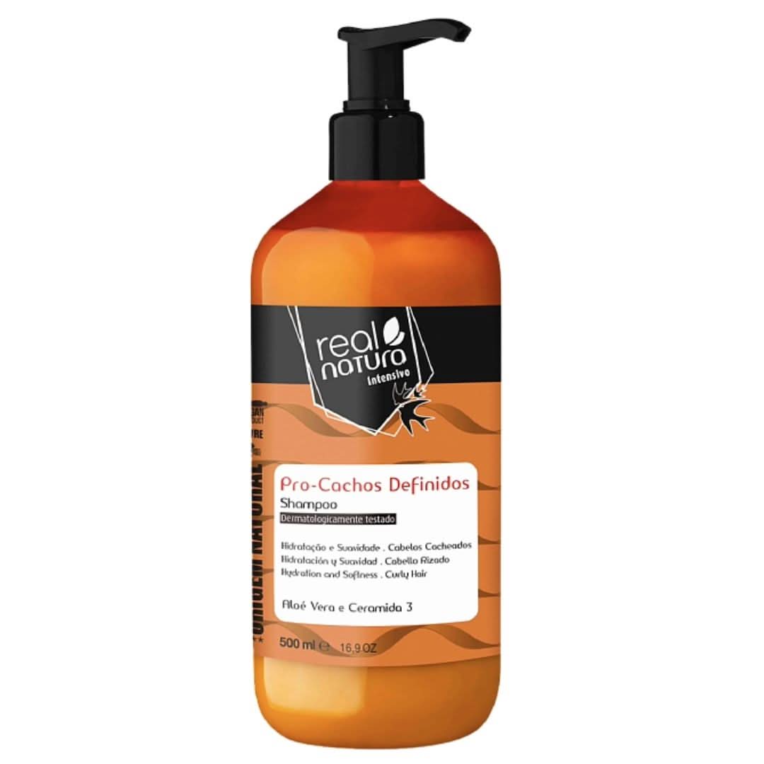 Real Natura Defined Curls Pro Shampoo 500ml-Moisturizing Shampoo-Beauty and hair supply