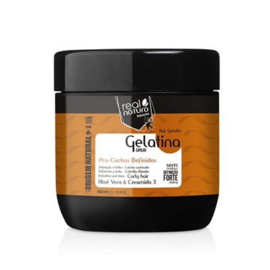 Real Natura Pro-Defined Curls Gel 500ml-Styling Gel-Beauty and hair supply