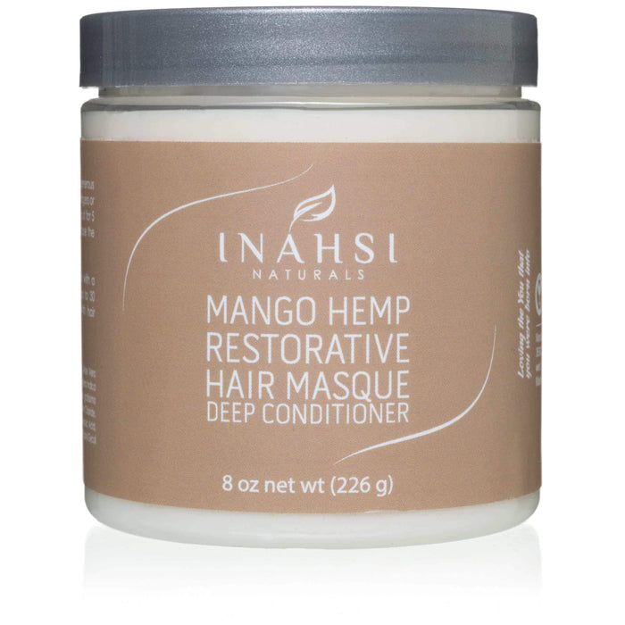 Mango Hemp Restorative Hair Mascarilla Inahsi Naturals - Beauty And Hair Supply