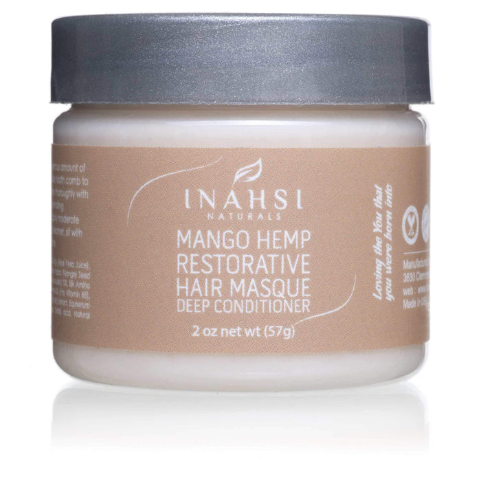 Mango Hemp Restorative Hair Mascarilla Inahsi Naturals - Beauty And Hair Supply