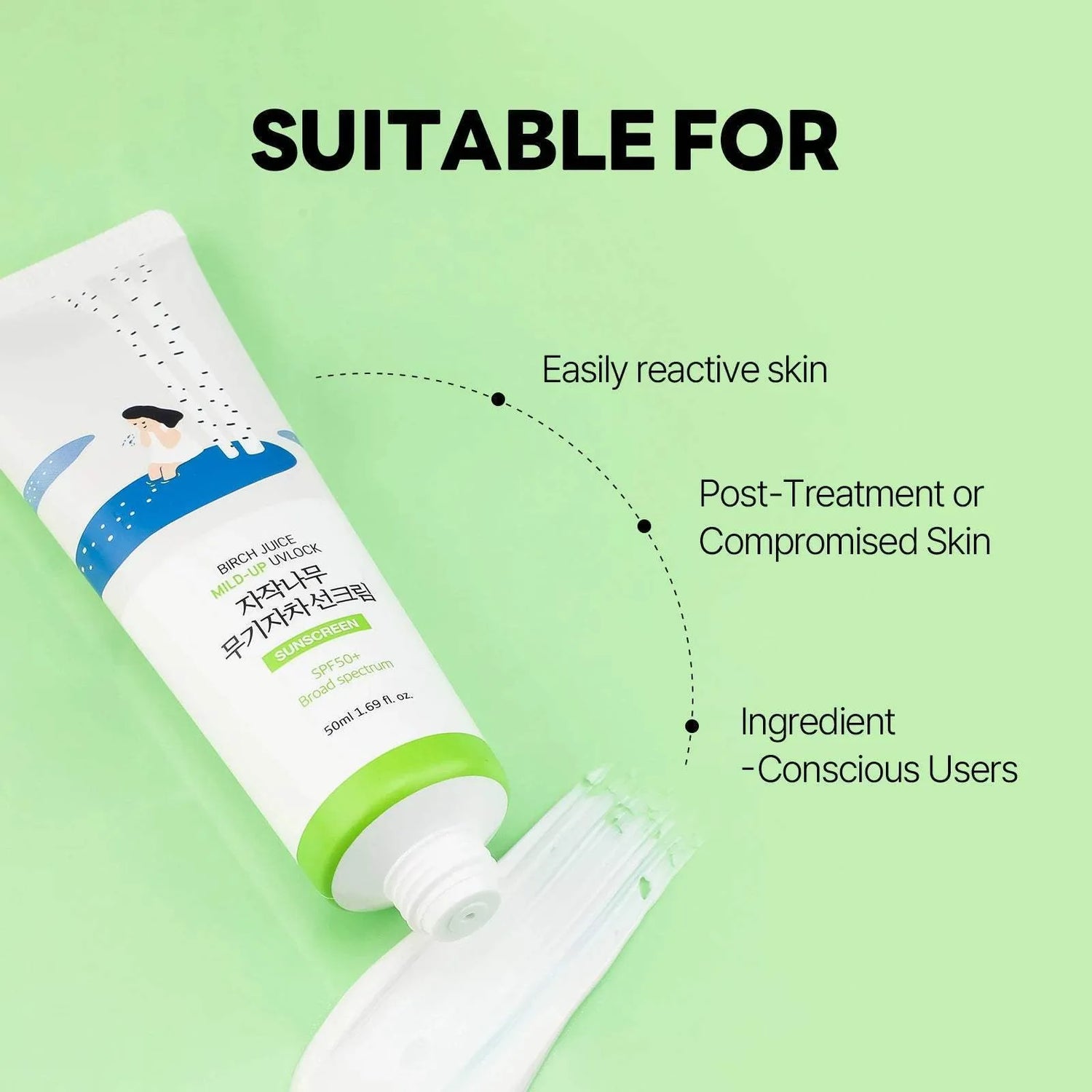 Round Lab Moisture Mild-Up Sunscreen 50ml-Sunscreen-Beauty and hair supply