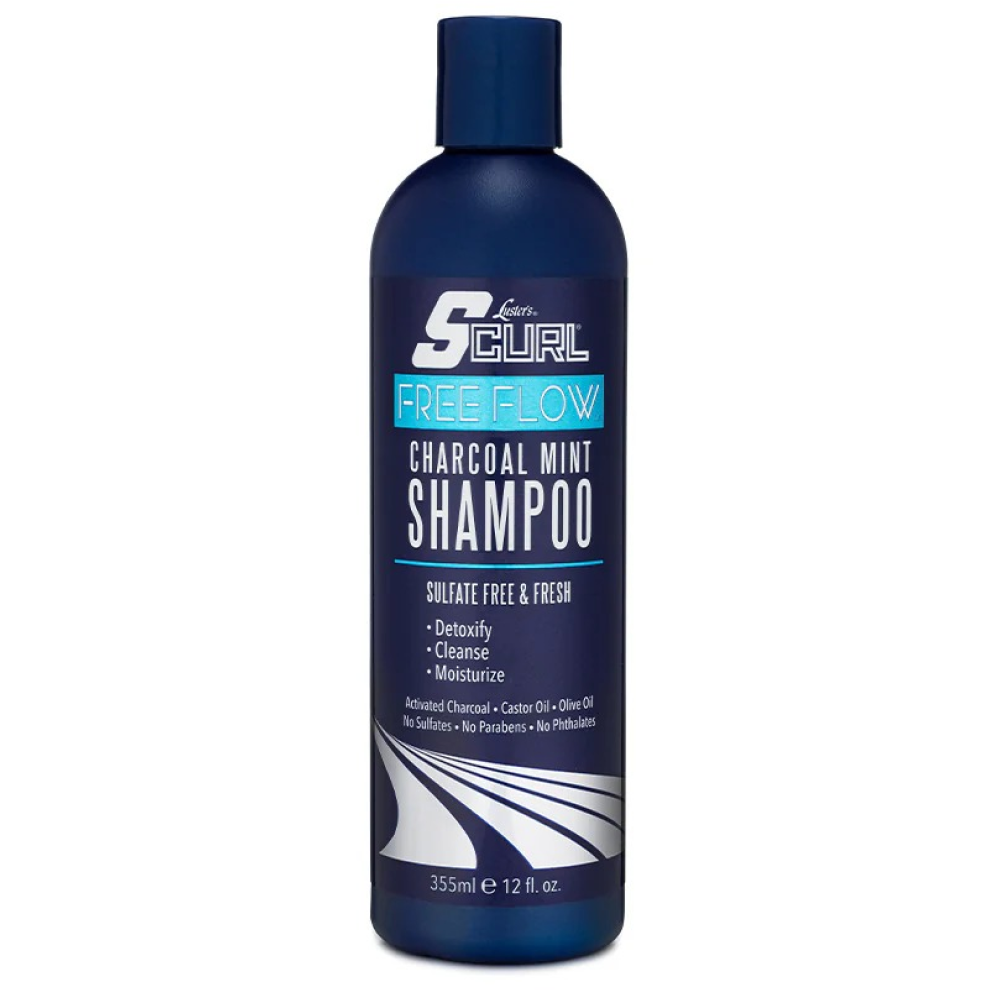 S-Curl Charcoal Shampoo 12oz-All-Beauty and hair supply