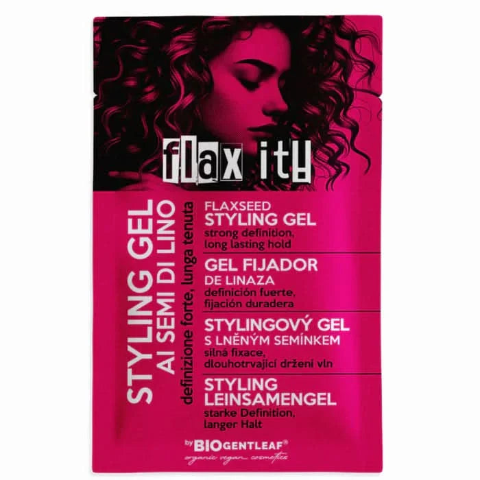 (Sachet) Bio Gentleaf Flax It Styling Gel Flaxseed Hold Gel 7ml-Gel-Beauty and hair supply
