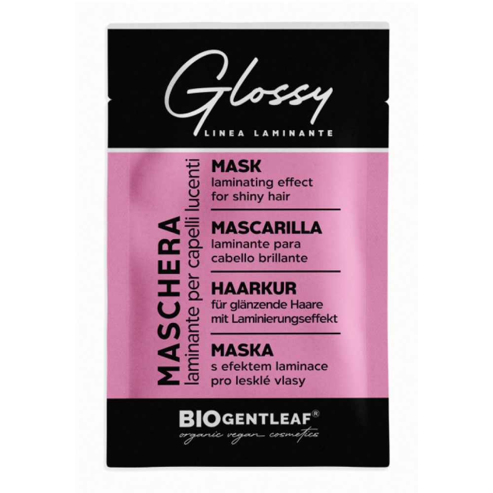 (Sachet) Bio Gentleaf Glossy Laminating Mask for Shiny Hair 7ml-Hair Mask-Beauty and hair supply