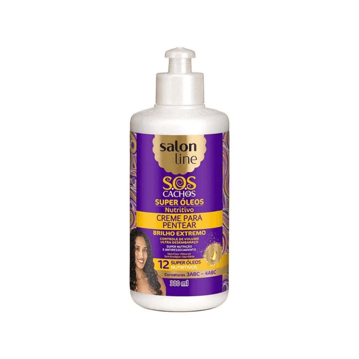 Salon Line Oil Mix Combing Cream 300ml - Beauty and Hair Supply