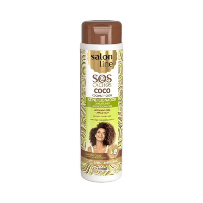 Salon Line SOS Cahos Coconut Conditioner 300ml - Beauty and Hair Supply