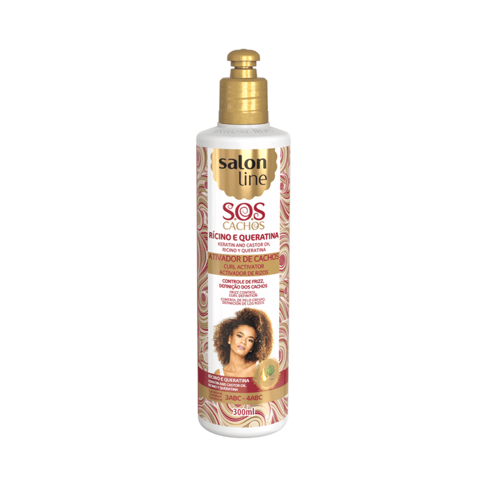 Salon Line Keratin Castor Oil Curl Activator 300ml