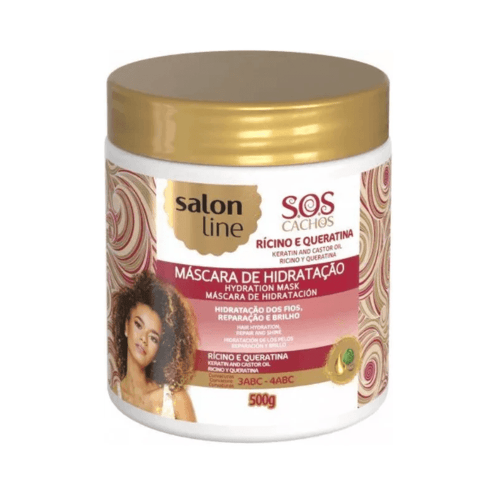 Salon Line Keratin Castor Oil Hydration Mask 500g