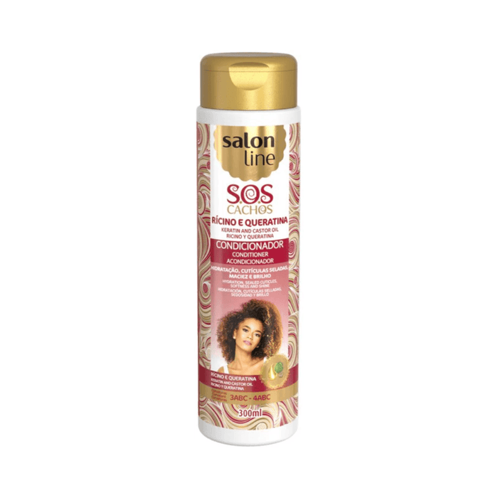 Salon Line Keratin Castor Oil Conditioner 300ml