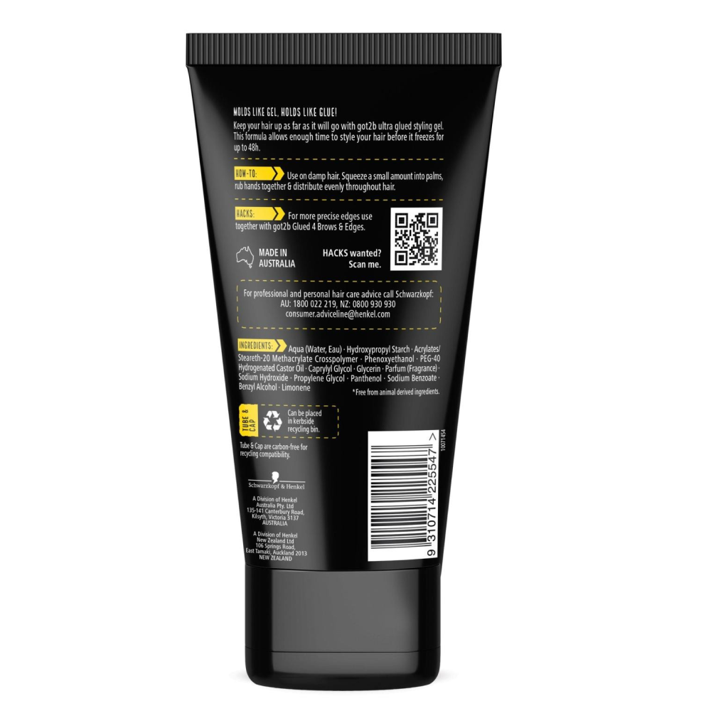 Schwarzkopf Got2b Ultra Glued Styling Gel 150ml-All-Beauty and hair supply