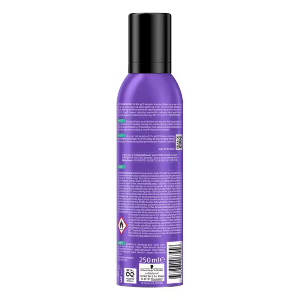 Schwarzkopf Got2b Volumania Mousse 250ml-All-Beauty and hair supply