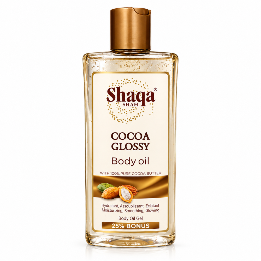 Shaqa Shah Cocoa Glossy Body Oil 250ml-All-Beauty and hair supply