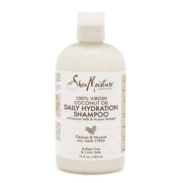 Shea Moisture 100% Virgin Coconut Oil Daily Hydration Shampoo 384ml-Gentle Shampoo-Beauty and hair supply