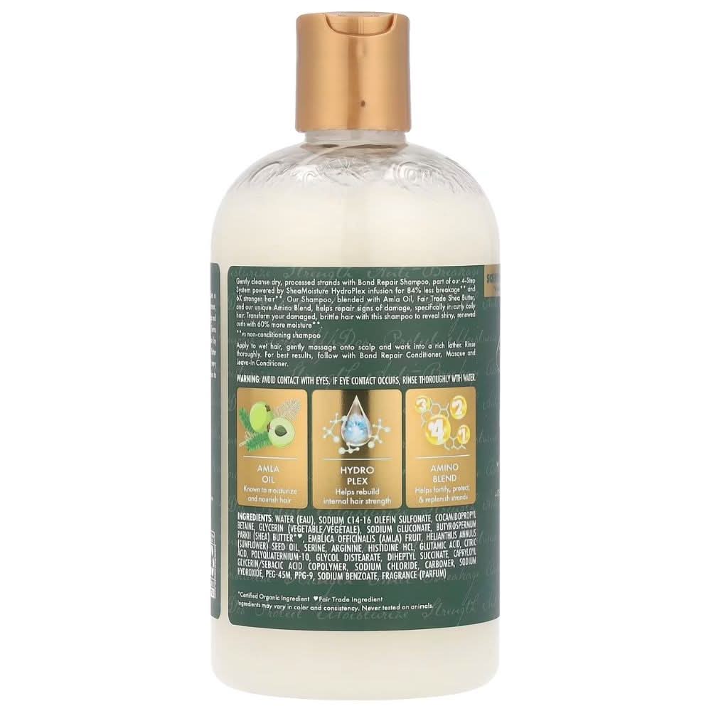 Shea Moisture Amla Oil Bond Repair Shampoo 384ml-Repairing Shampoo-Beauty and hair supply