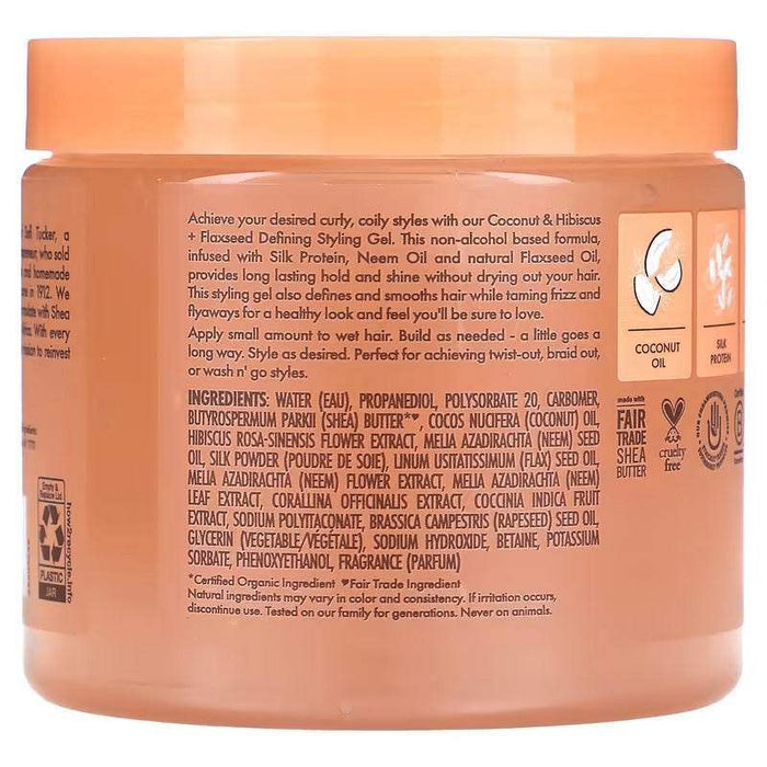 Shea Moisture Coconut & Hibiscus Defining Styling Gel 426g - Beauty and Hair Supply