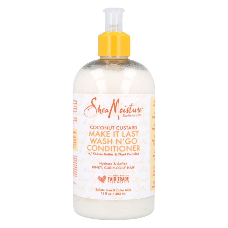 Shea Moisture Coconut Custard Wash &amp; Go Conditioner 384ml-Moisturizing Conditioner-Beauty and hair supply