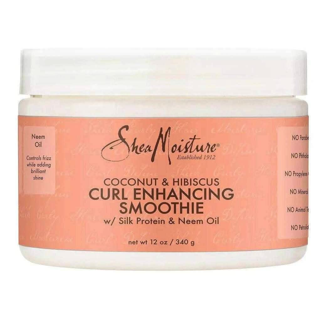 Shea Moisture Coconut &amp; Hibiscus Curl Enhancing Smoothie 340g-Styling Cream-Beauty and hair supply