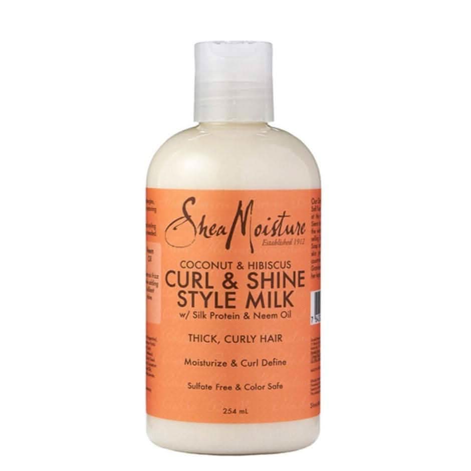 Shea Moisture Coconut &amp; Hibiscus Curl &amp; Style Milk 254ml-Leave-in Cream-Beauty and hair supply