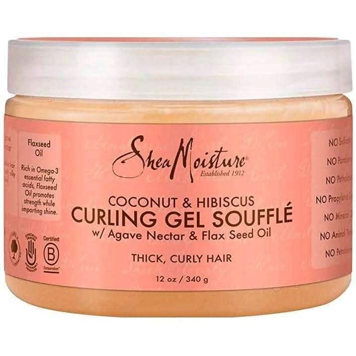 Shea Moisture Coconut &amp; Hibiscus Curling Gel Soufflé 340g-Gel-Beauty and hair supply