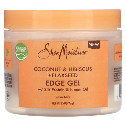 Shea Moisture Coconut &amp; Hibiscus Edge Gel 103ml-Gel-Beauty and hair supply