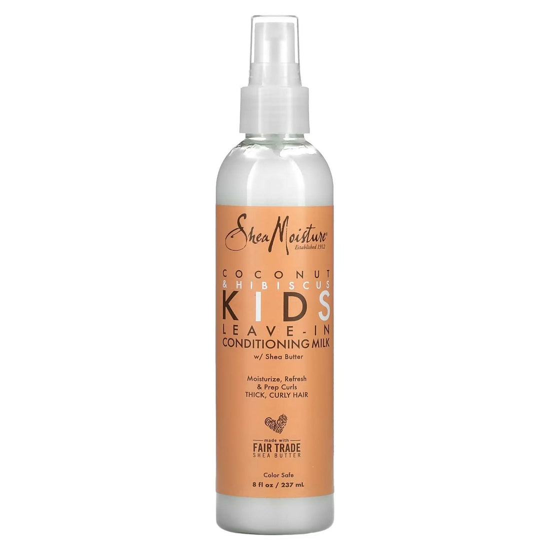 Shea Moisture Coconut &amp; Hibiscus Kids Leave-In Milk 237ml-Anti-Frizz Spray-Beauty and hair supply