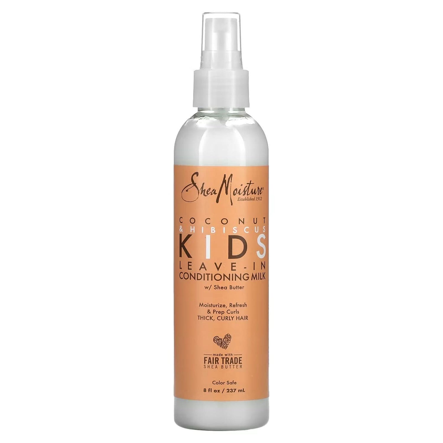 Shea Moisture Coconut &amp; Hibiscus Kids Leave-In Milk 237ml-Anti-Frizz Spray-Beauty and hair supply