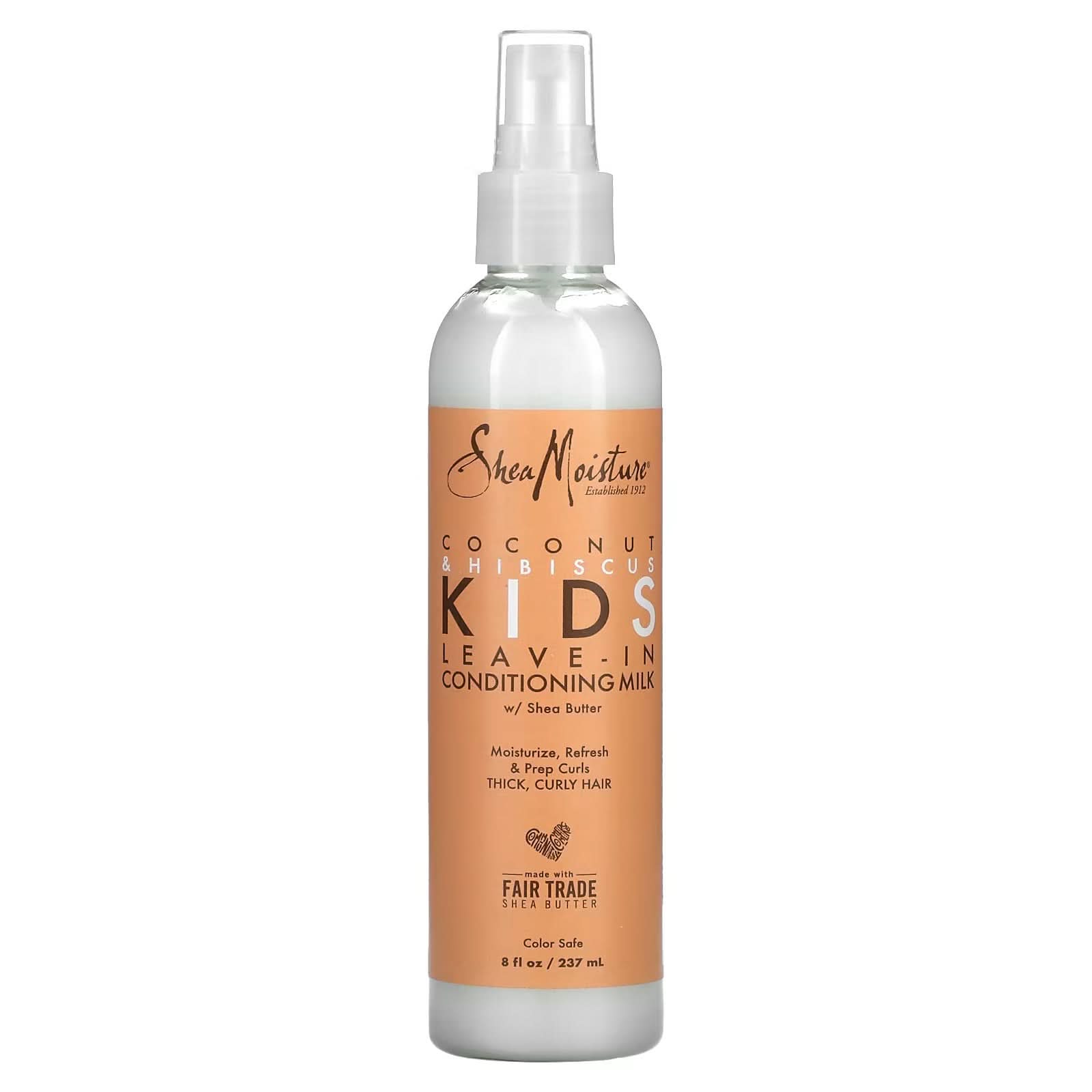 Shea Moisture Coconut &amp; Hibiscus Kids Leave-In Milk 237ml-Anti-Frizz Spray-Beauty and hair supply