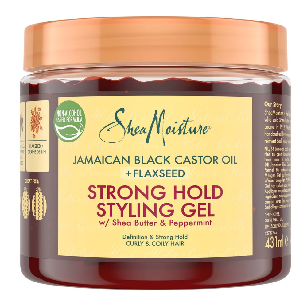 Shea Moisture Jamaican Black Castor Oil Strong Hold Gel 431ml-Gel-Beauty and hair supply