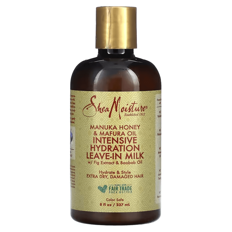 Shea Moisture Manuka Honey &amp; Mafura Oil Intensive Hydration Leave-In Milk 237ml-Leave-in Conditioner-Beauty and hair supply