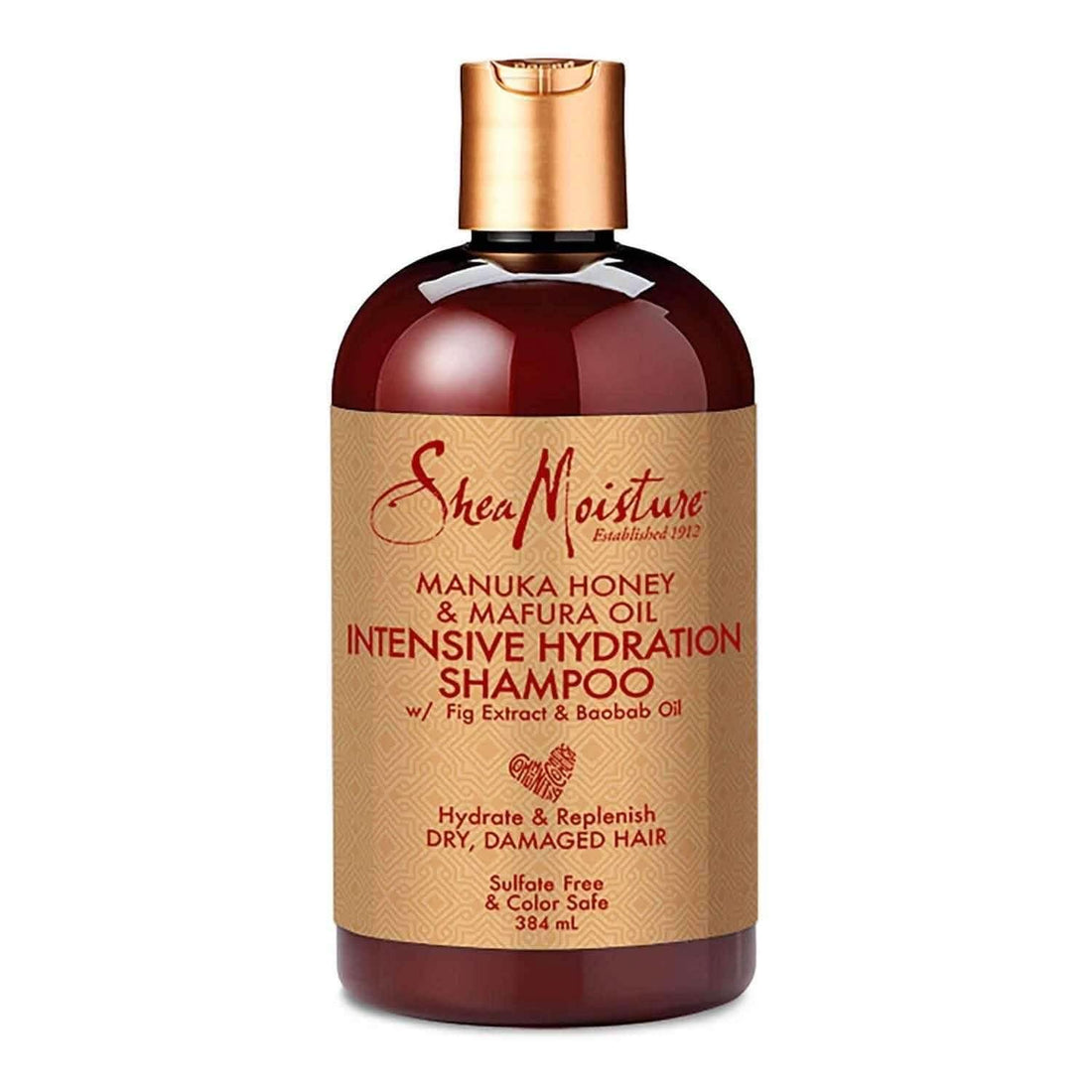 Shea Moisture Manuka Honey &amp; Mafura Oil Intensive Hydration Shampoo 384ml-Gentle Shampoo-Beauty and hair supply