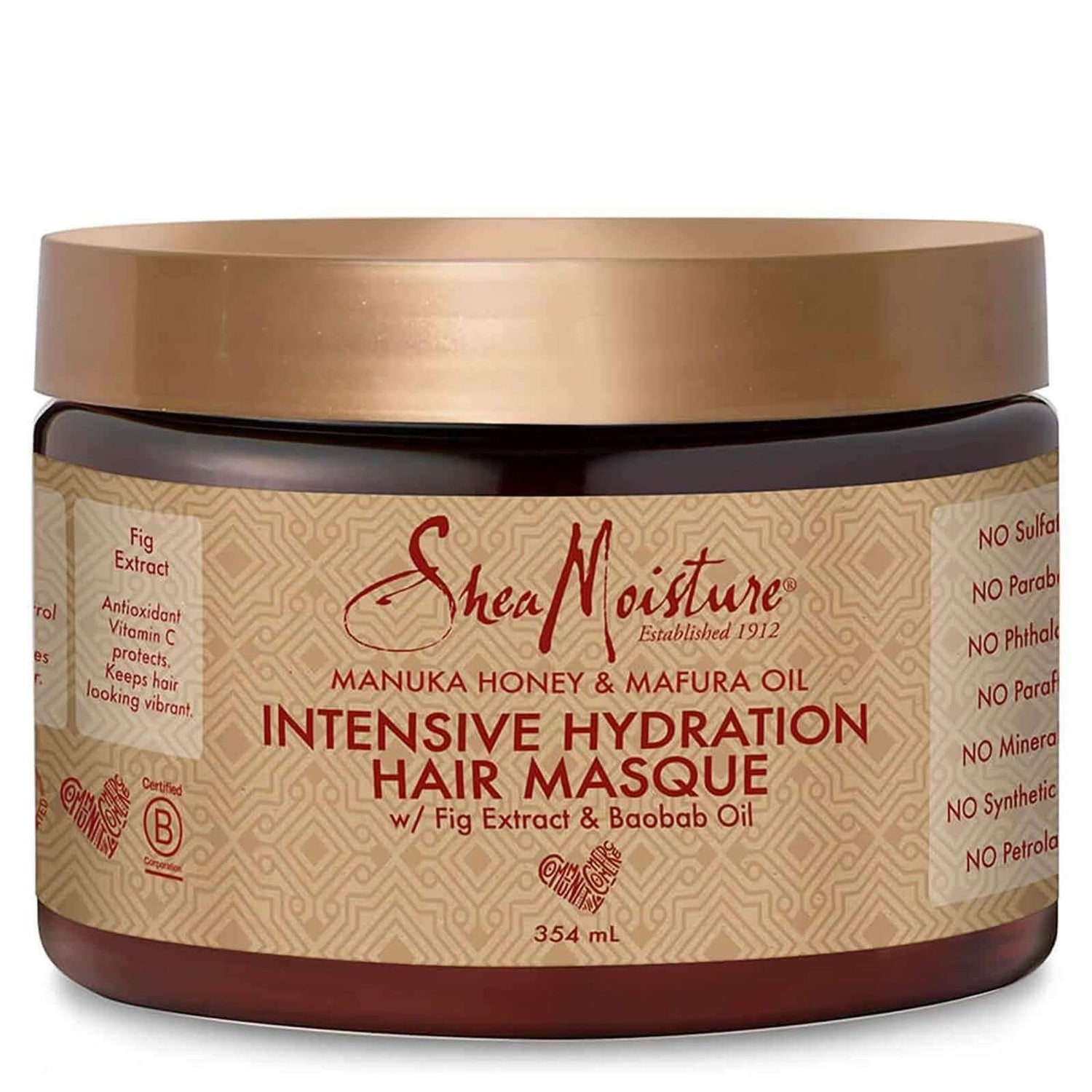Shea Moisture Manuka Honey Mafura Oil Mascarilla 354ml - Aladin Beauty