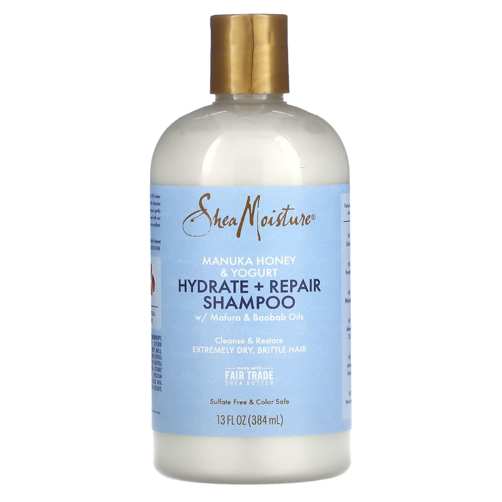 Shea Moisture Manuka Honey &amp; Yogurt Hydrate + Repair Shampoo 384ml-Gentle Shampoo-Beauty and hair supply