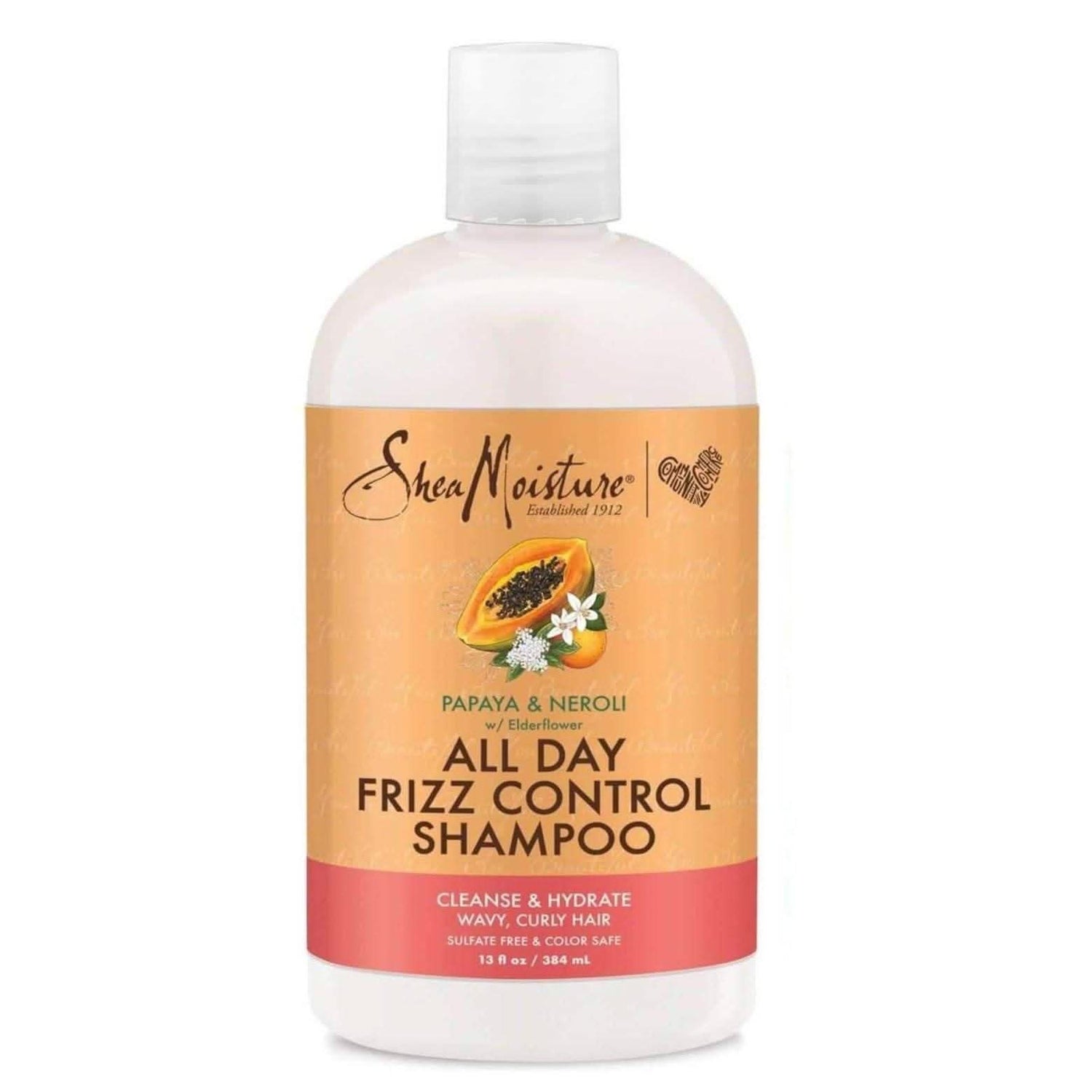 Shea Moisture Papaya &amp; Neroli All Day Frizz Control Champú - Aladin Beauty