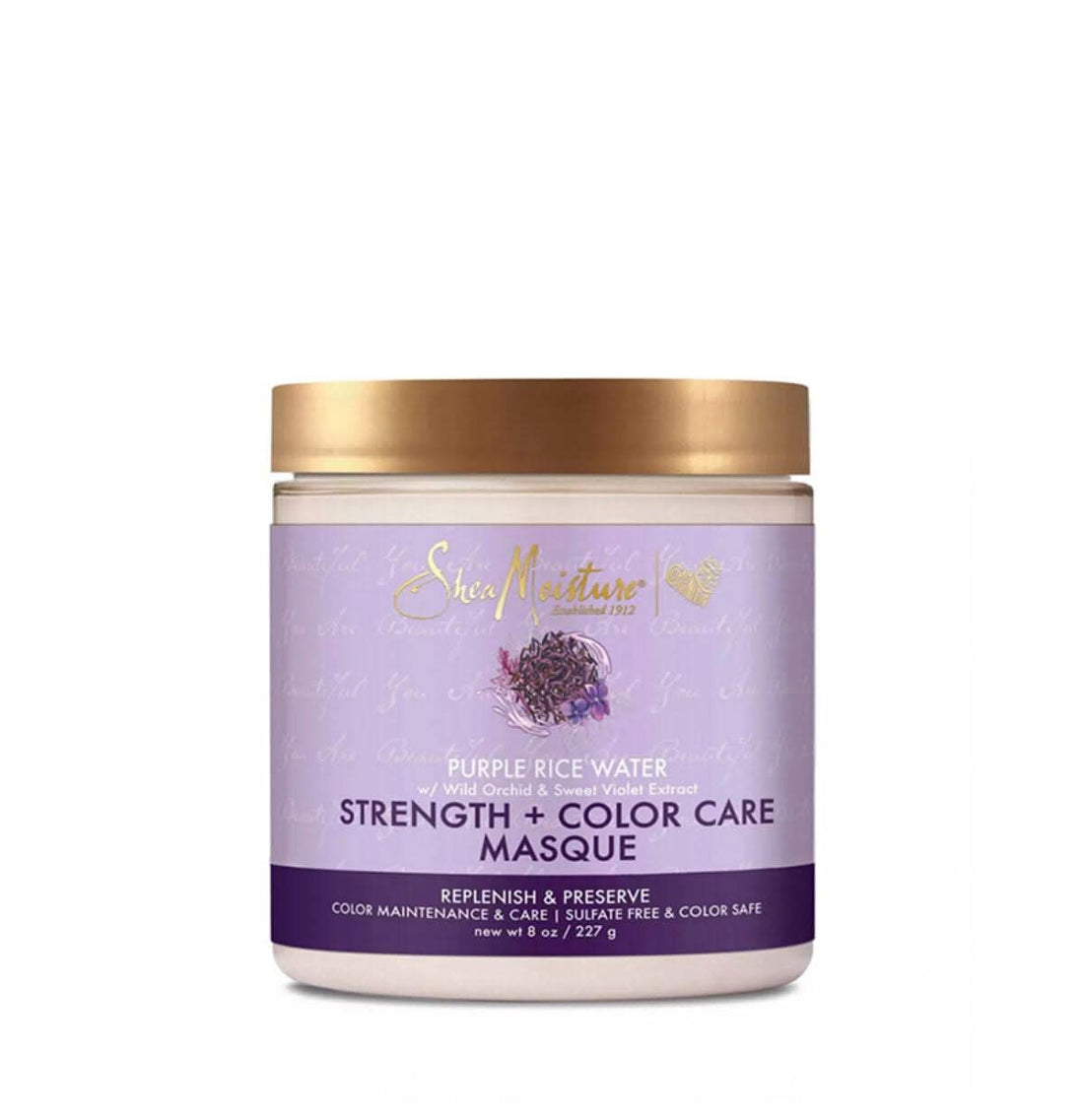 Shea Moisture Purple Rice Water Mask 227g-Hair Mask-Beauty and hair supply