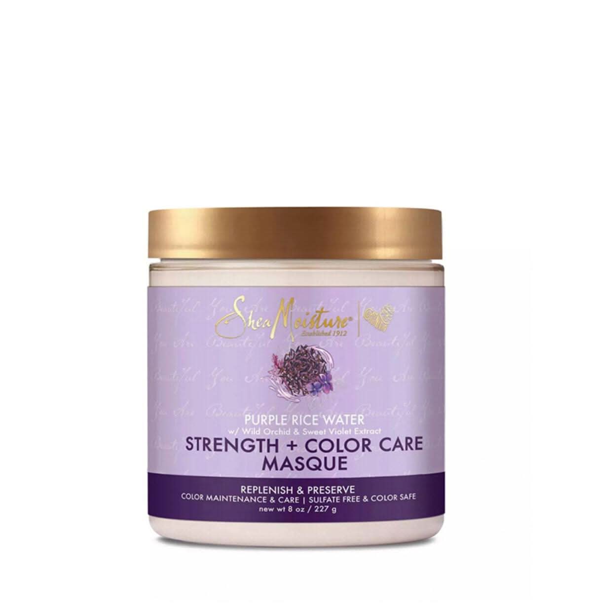 Shea Moisture Purple Rice Water Mask 227g-Hair Mask-Beauty and hair supply